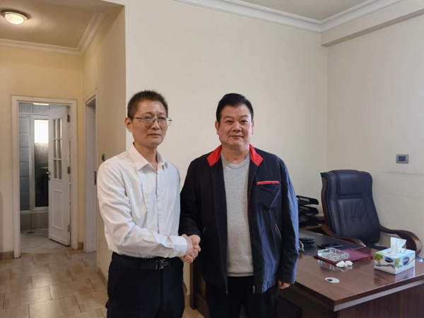 新宝GG公司董事长王元旦一行访问中铁二局埃塞分公司